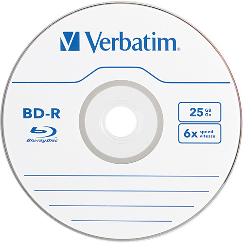 Verbatim BD-R Blu-Ray 25GB 16x (10 Pack Spindle)