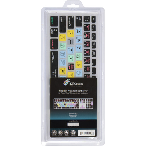 KB Covers Final Cut Pro X Keyboard Cover for Apple Ultra Thin Keyboard With Numeric Keypad