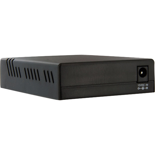 StarTech 10/100 Multi-Mode Fiber to Ethernet Media Converter (Black)