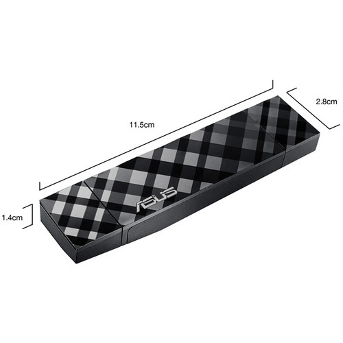 ASUS USB-AC56 Dual-Band Wireless-AC1300 USB 3.1 Gen 1 Wi-Fi Adapter