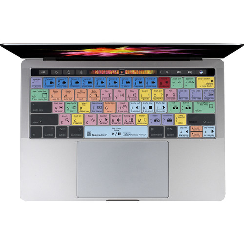 LogicKeyboard Adobe Premiere Pro CC Keyboard Cover for 13.3 & 15.4" MacBook Pro (2016 and Later)
