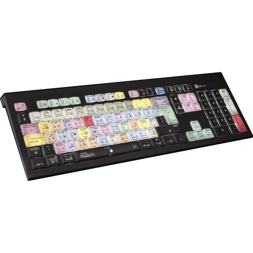 LogicKeyboard Astra Series Adobe Photoshop CC Backlit Mac Keyboard (Black)
