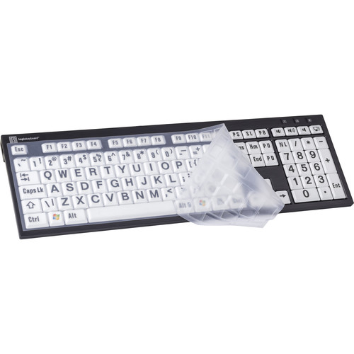 LogicKeyboard Clear Silicone Cover for PC Slim Line / Nero PC Slim Line Keyboard