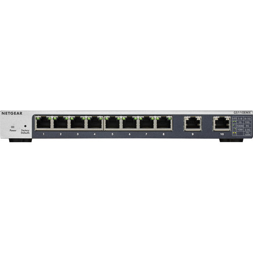 Netgear GS110EMX 8-Port Smart Managed Plus Gigabit Switch
