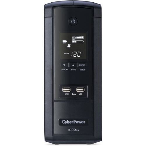 CyberPower BRG1000AVRLCD Intelligent LCD Series Uninterruptible Power Supply