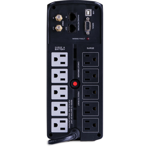 CyberPower BRG1000AVRLCD Intelligent LCD Series Uninterruptible Power Supply