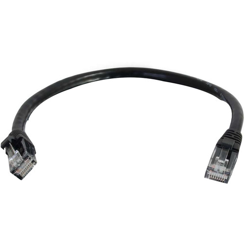C2G RJ45 Male to RJ45 Male Cat 6 Snagless Patch Cable (12', Black)