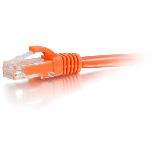 C2G RJ45 Male to RJ45 Male Cat 6 Snagless Patch Cable (15', Orange)
