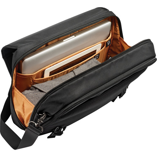 Samsonite Kombi Flapover Briefcase (Black/Brown)