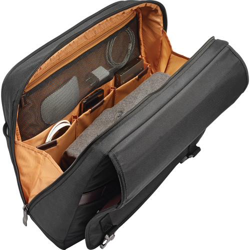 Samsonite Kombi Flapover Briefcase (Black/Brown)