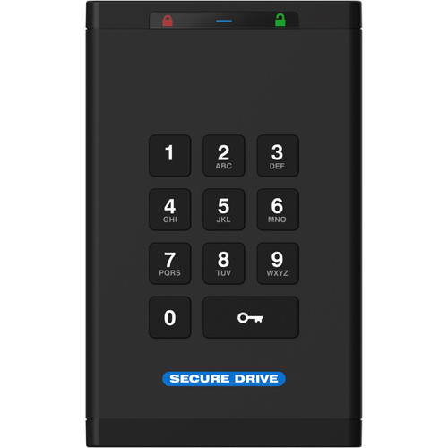 SecureData SecureDrive KP 500GB Encrypted SSD with Keypad Authentication