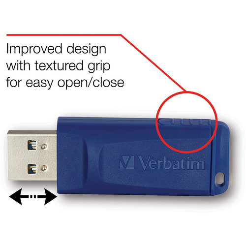 Verbatim 16GB USB Flash Drive (Blue, 5-Pack)