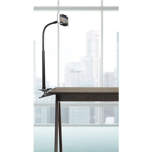 CTA Digital Adjustable Clip-On Stand for Smartphones and Mini Tablets