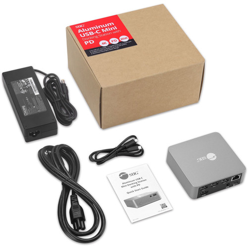 SIIG Aluminum USB Type-C Mini Docking Station