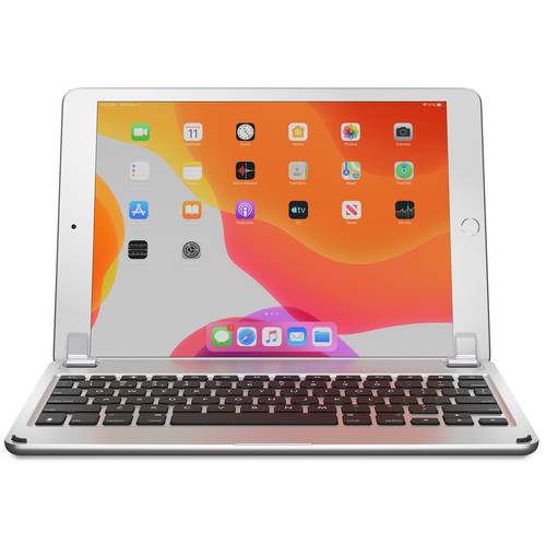 Brydge Wireless Bluetooth Keyboard for 10.2" iPad 2019 / 7th Gen (Silver)