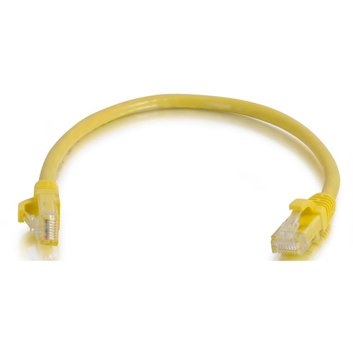 C2G Cat 6a Snagless Unshielded Ethernet Patch Cable (25', Yellow)
