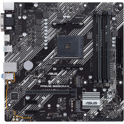 ASUS Prime B550M-K AM4 Micro-ATX Motherboard