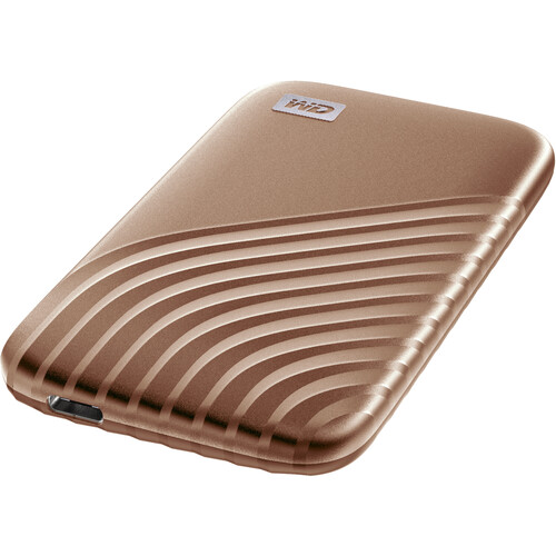 WD 2TB My Passport SSD USB 3.2 Gen 2 Type-C Portable SSD (Gold)