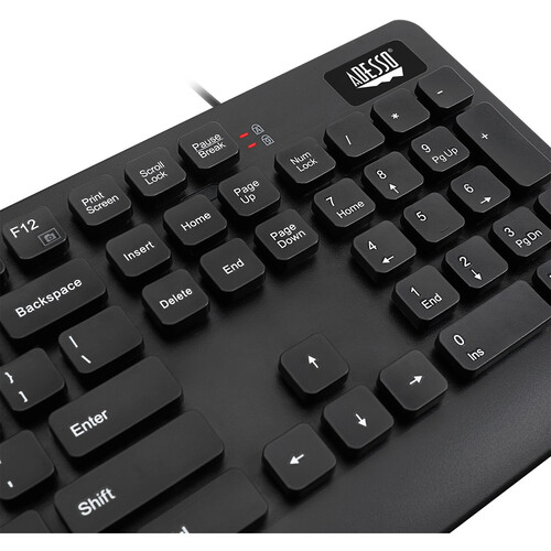Adesso Antimicrobial Waterproof Keyboard
