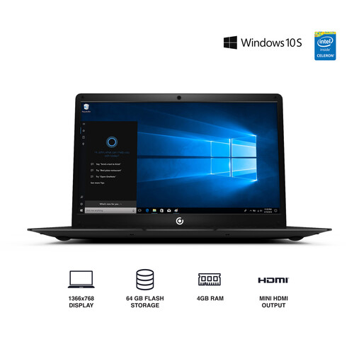 Core Innovations 14.1" CLT146401 Series Laptop (Black)