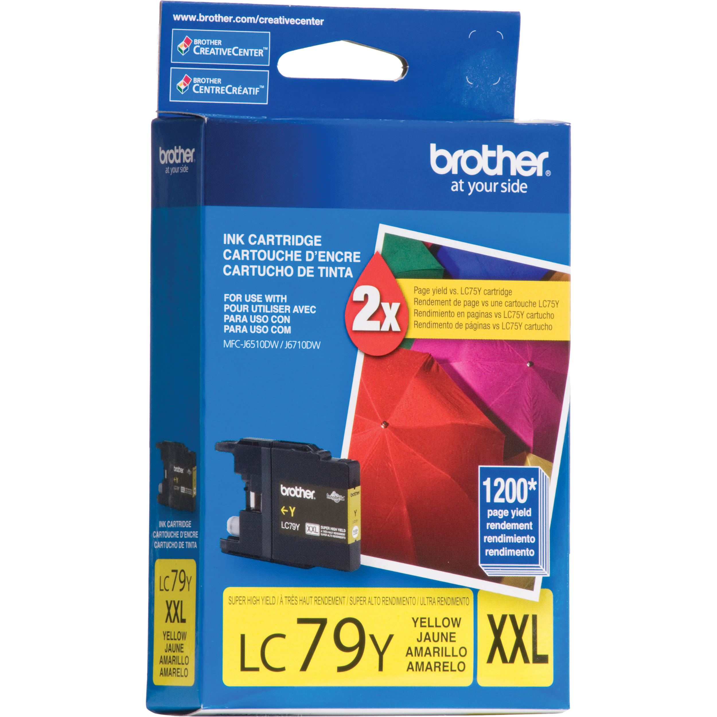 Brother LC79Y Innobella Super High Yield XXL Yellow Ink Cartridge