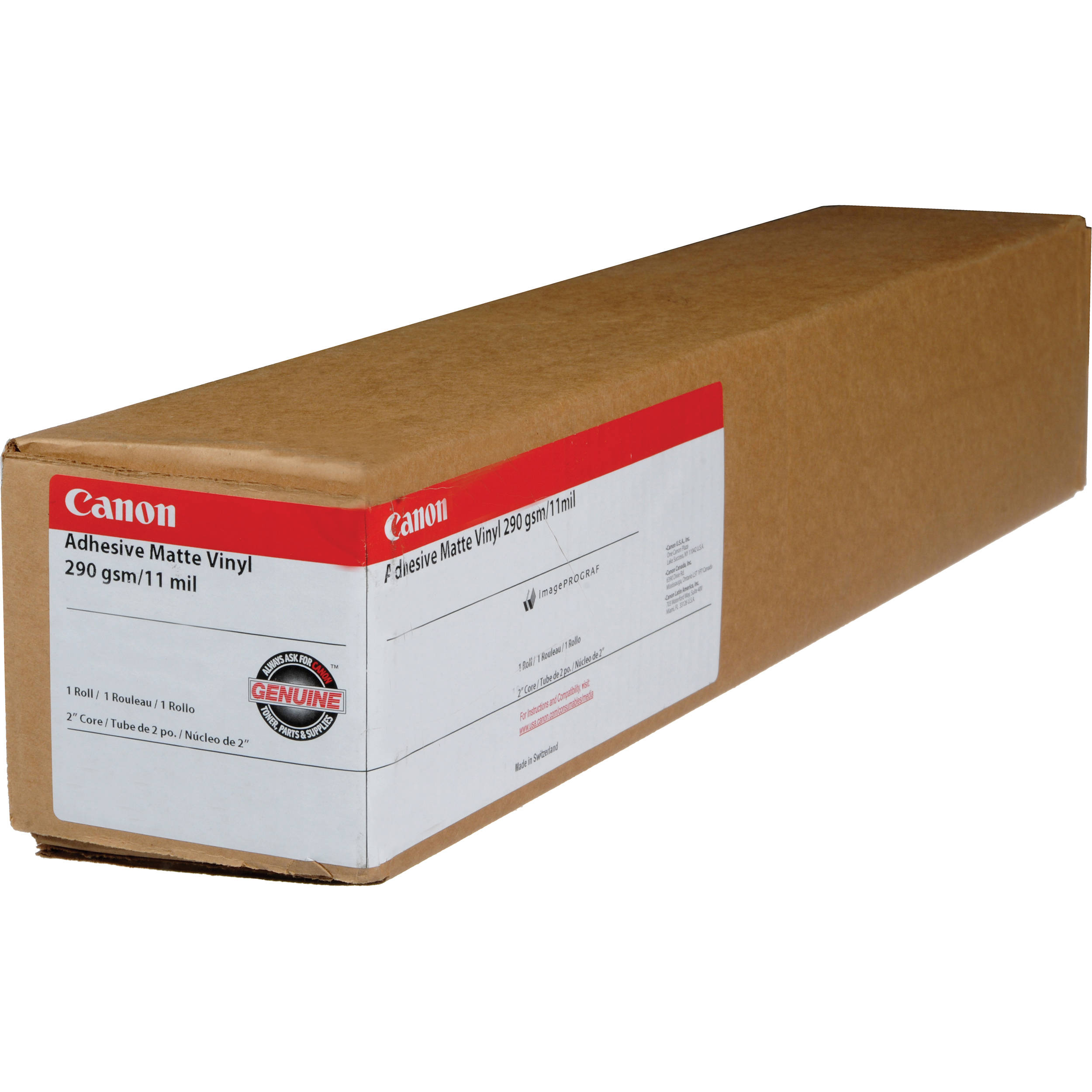 Canon Adhesive Matte Vinyl - 60" Wide Roll - 66'