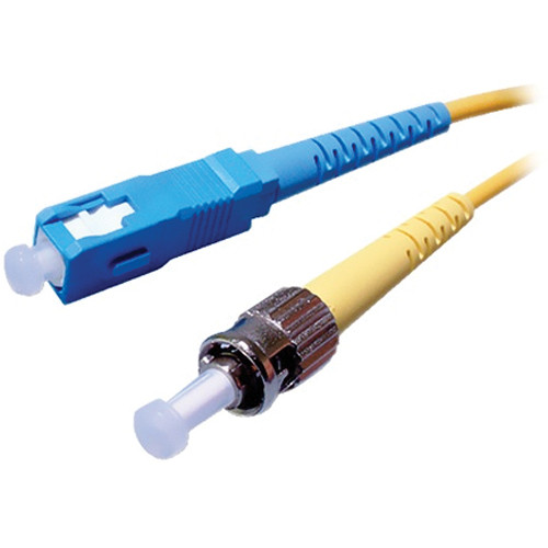 Comprehensive 6.56' (2 m) ST to ST Single-Mode 0.009' (3mm) Duplex LSZH Cable