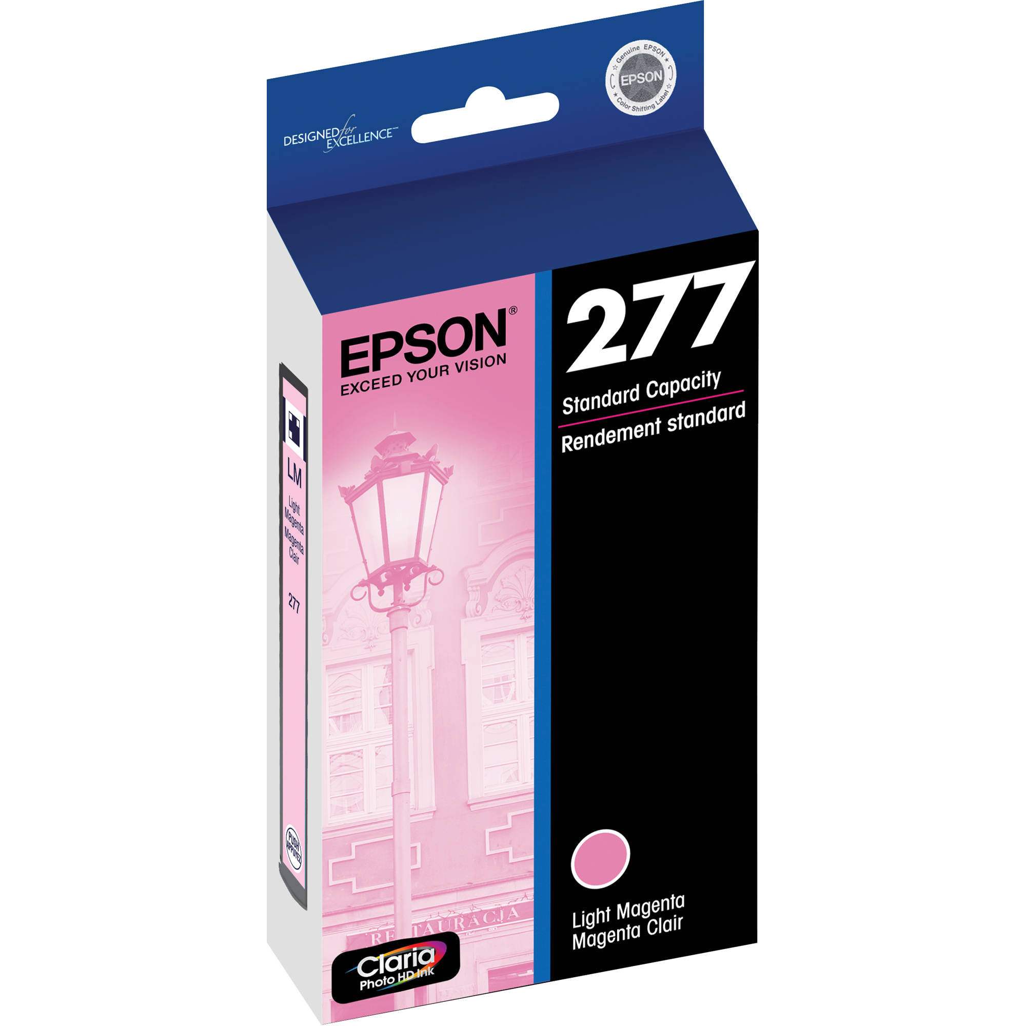 Epson 277 Claria Photo Hi-Definition Ink Cartridge (Light Magenta)