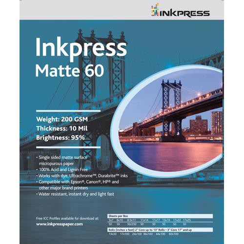 Inkpress Media Matte 60 Paper for Inkjet - 11x14" - 50 Sheets