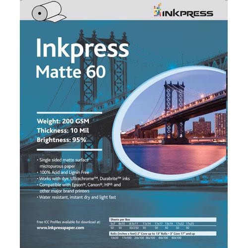 Inkpress Media Matte 60 Paper (17" x 100' Roll)