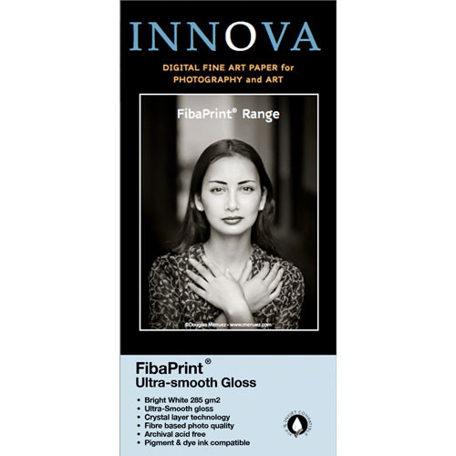 Innova FibaPrint Ultra Smooth Gloss Paper (8.5 x 11", 25 Sheets)