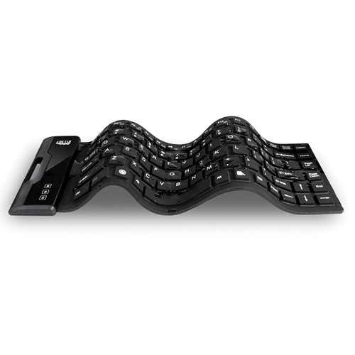 Adesso 87-Keys Antimicrobial Waterproof Flexible Keyboard