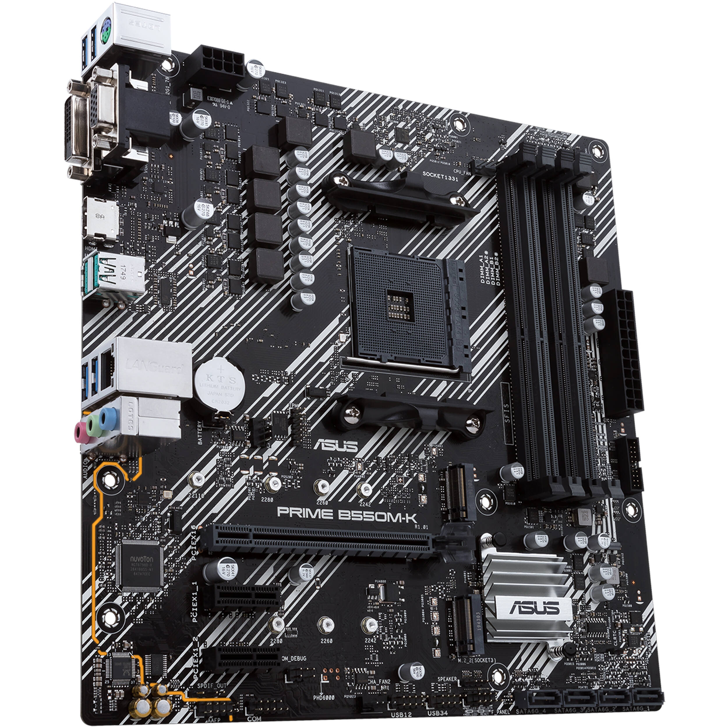 ASUS Prime B550M-K AM4 Micro-ATX Motherboard