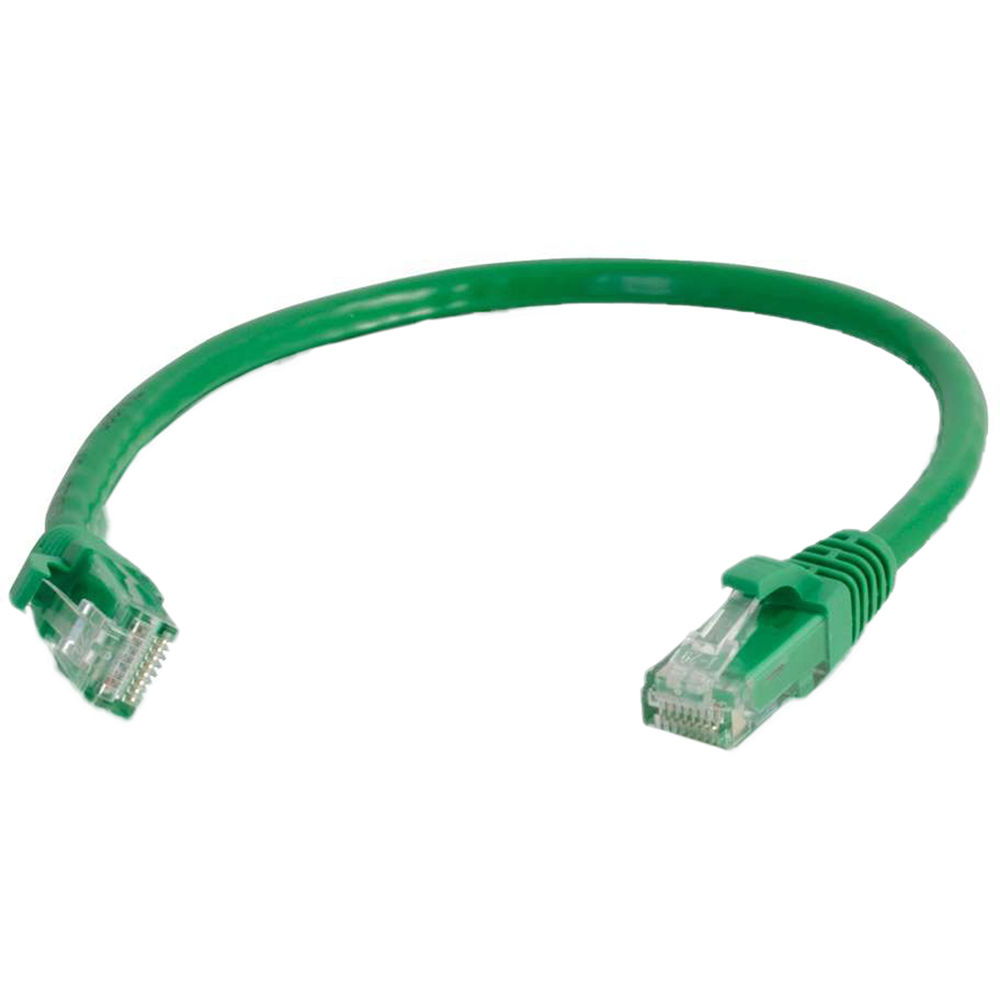 C2G RJ45 Male to RJ45 Male Cat 6 Snagless Patch Cable (4', Green)