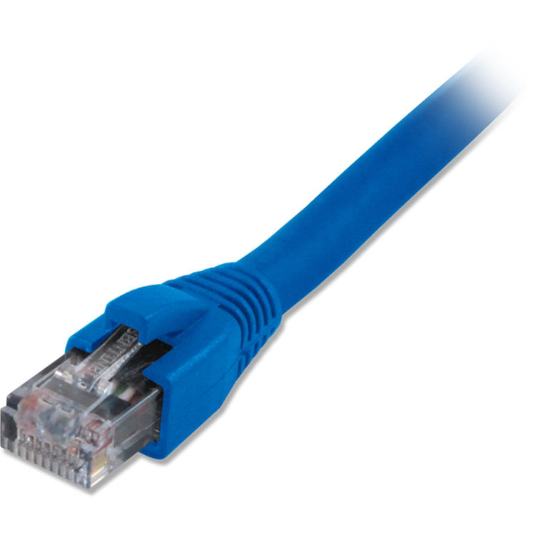 Comprehensive CAT5e 350 MHz Snagless Patch Cable (10', Blue, 25-Pack)