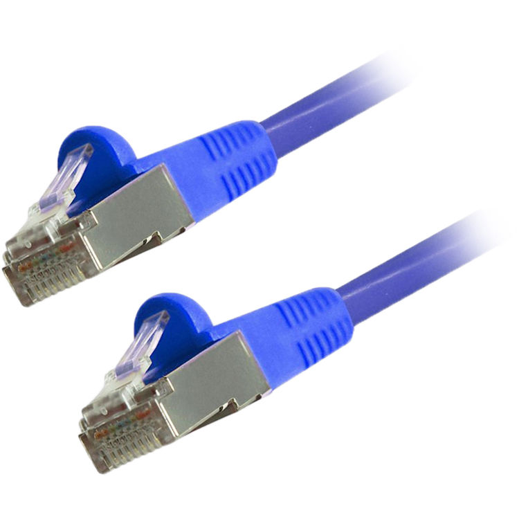 Comprehensive Cat 6 Snagless Shielded Ethernet Cable (100', Blue)
