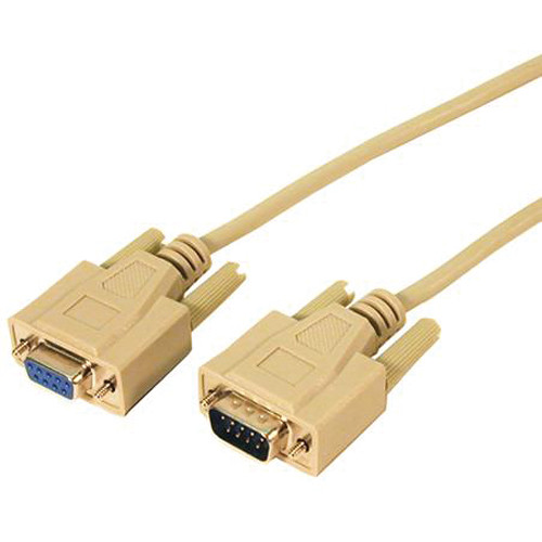 Comprehensive DB9 Pin Male to Female RS232 Null Modem Cable (75')