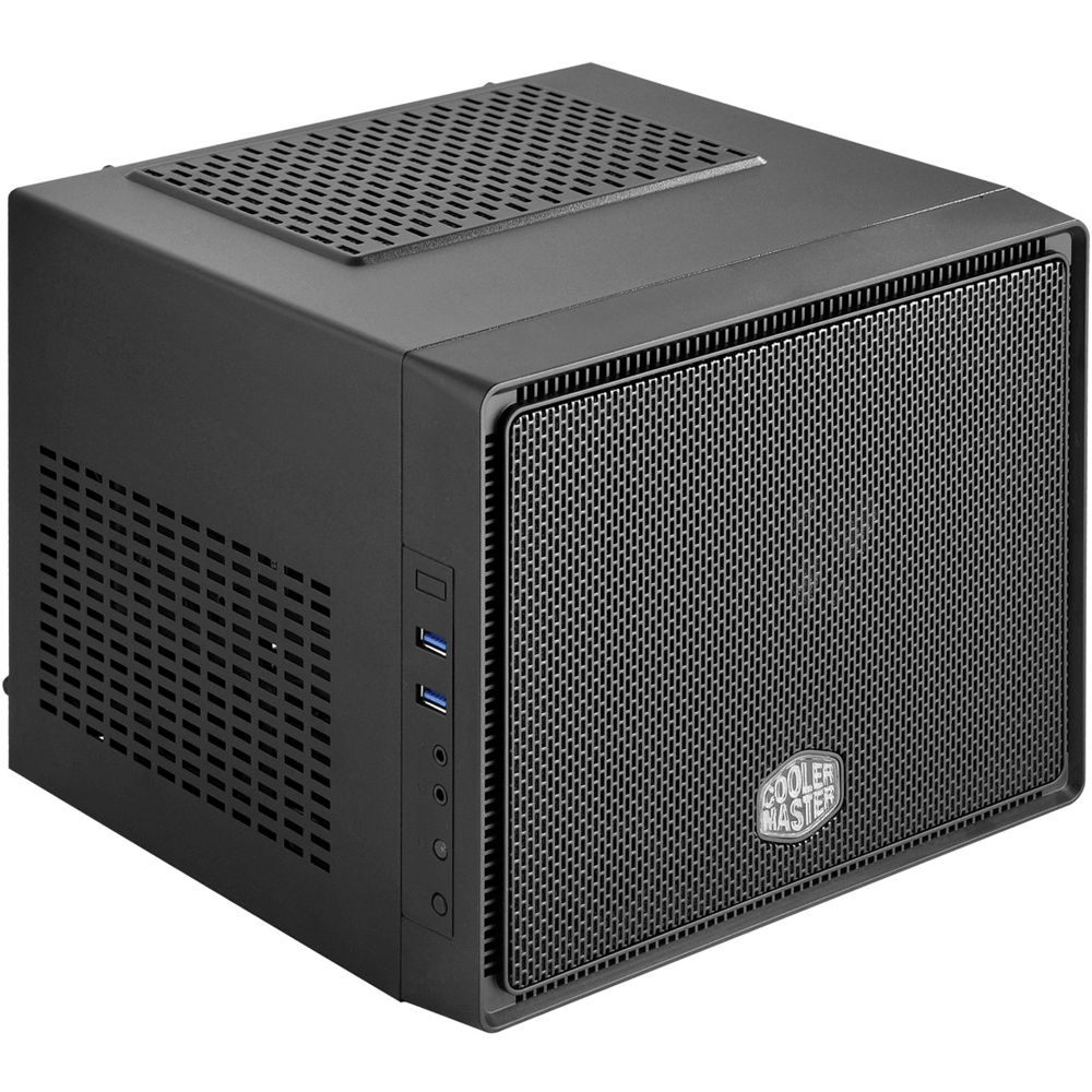 Cooler Master Elite 110 mini-ITX Computer Case (Midnight Black)