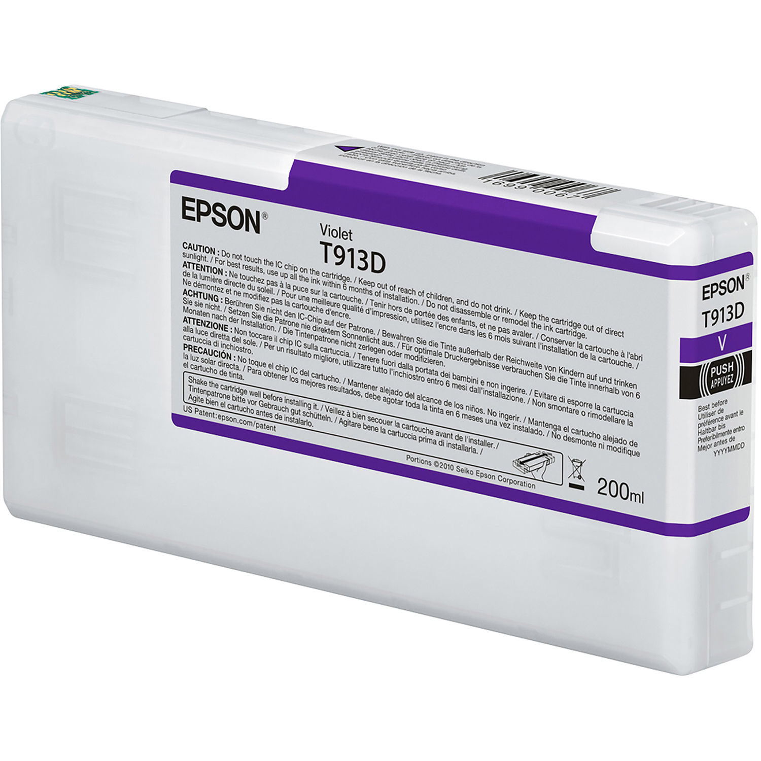 Epson T913D UltraChrome HDX Violet Ink Cartridge (200 mL)