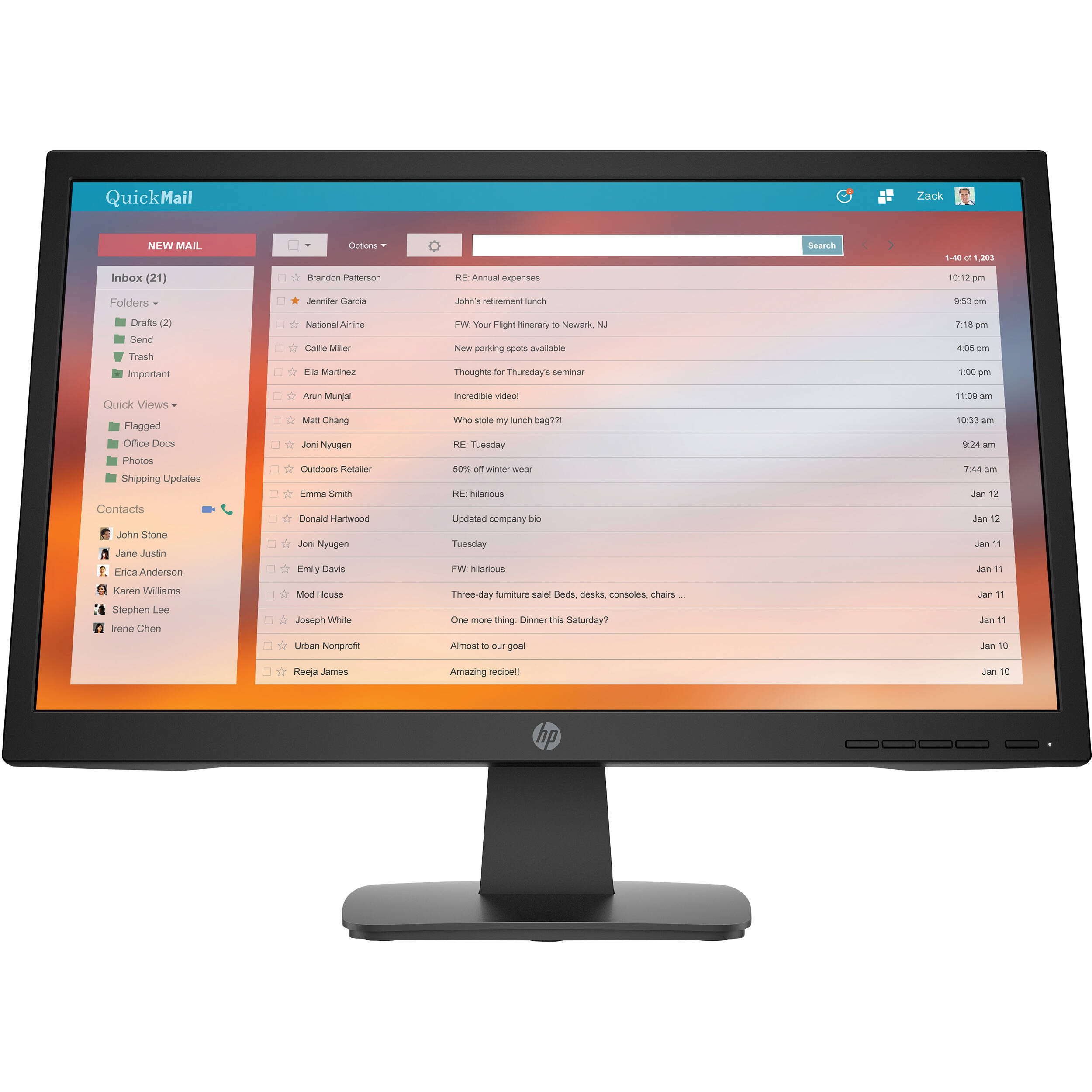 HP P22v G4 21.5" 16:9 TN Monitor