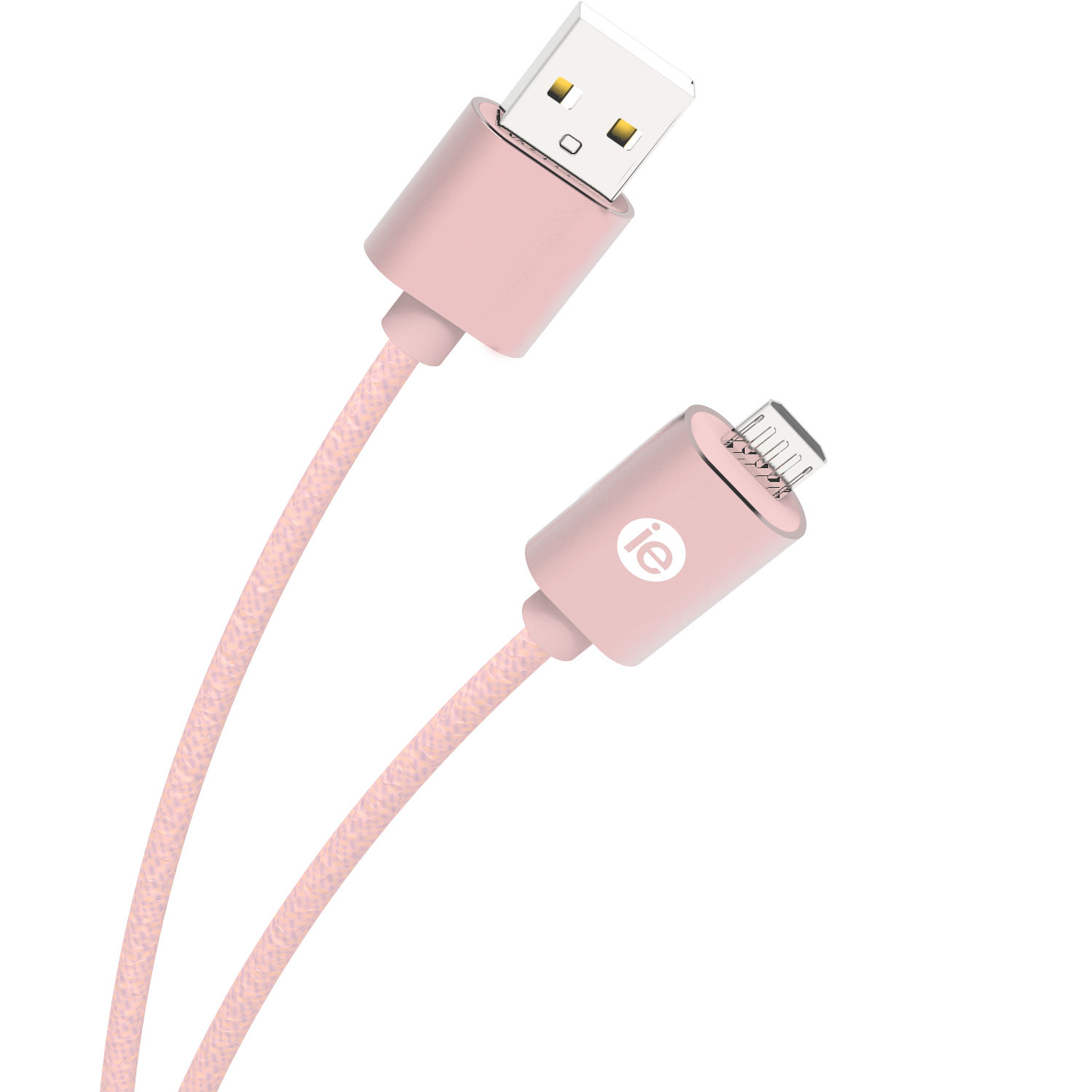 iEssentials Braided Micro-USB Cable (10', Rose Gold)