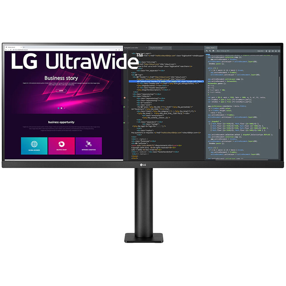 LG 34WN780-B UltraWide Ergo 34" 21:9 QHD IPS Monitor