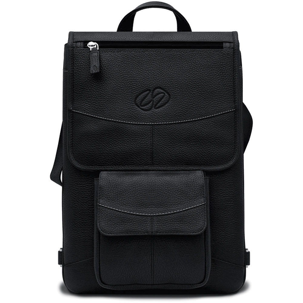 MacCase Premium Leather Briefcase (Black)