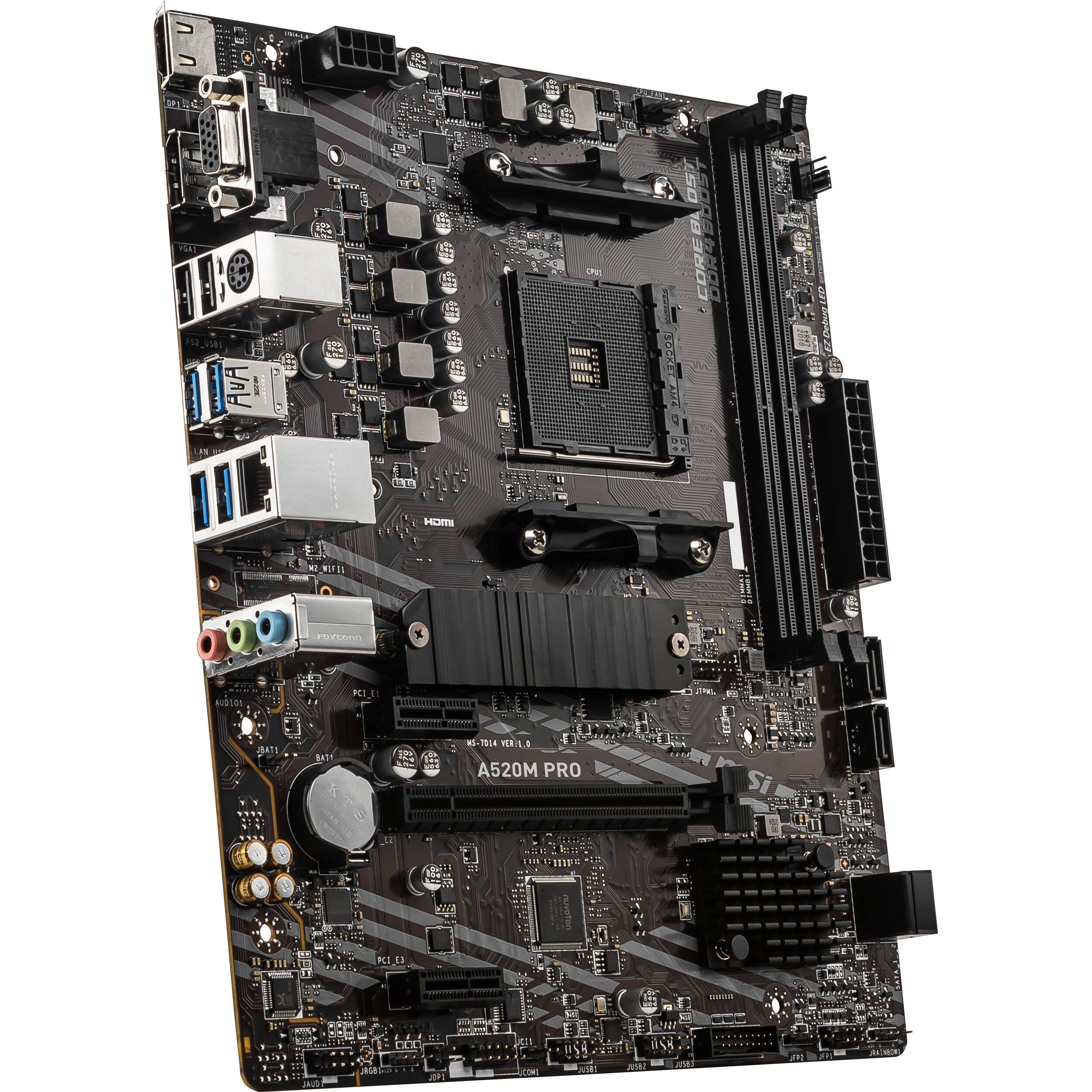 MSI A520M PRO AM4 Micro-ATX Motherboard