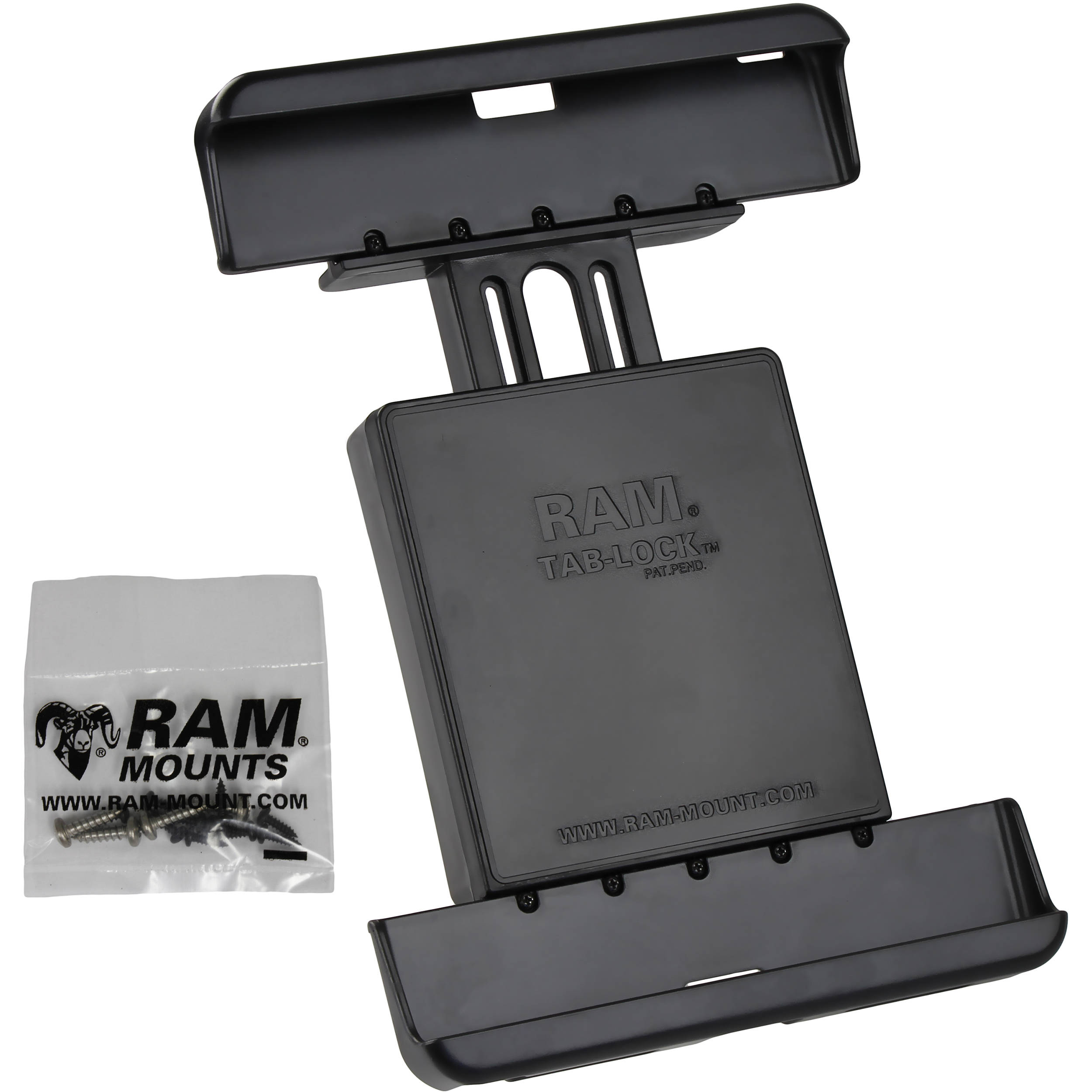 RAM MOUNTS Tab-Lock Locking Cradle for Samsung Galaxy Tab 4 10.1 & Tab S 10.5" Protected by an Otter Box Defender Case