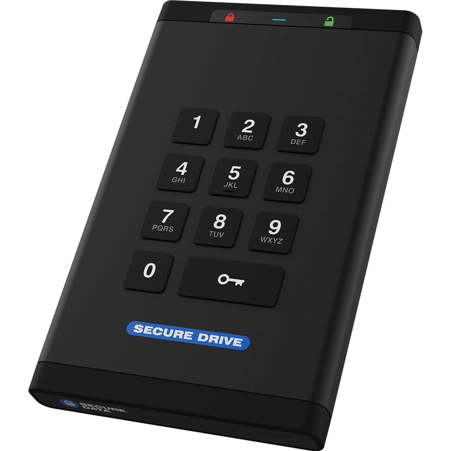 SecureData SecureDrive KP 500GB Encrypted SSD with Keypad Authentication