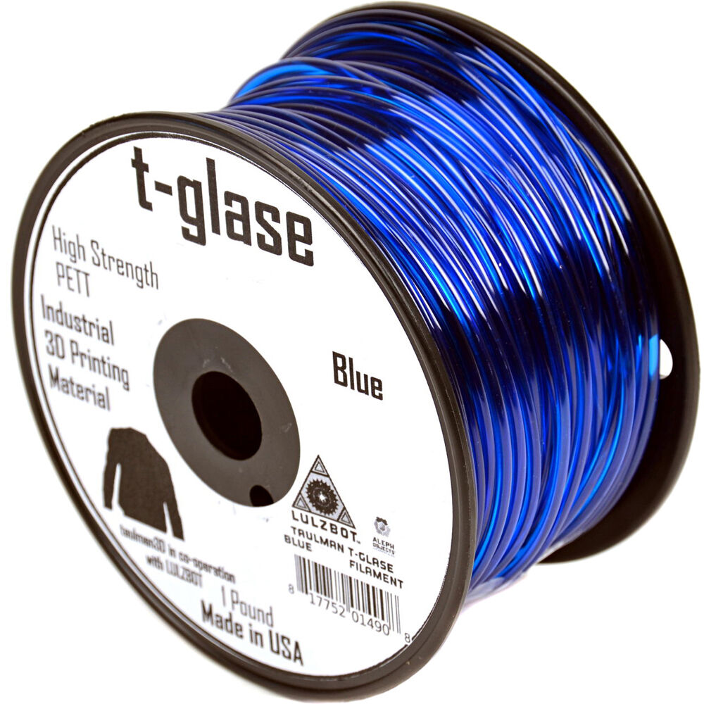 taulman3D 2.85mm t-glase Filament (Blue, 0.5kg, 512')