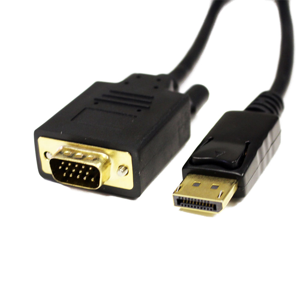 Tera Grand DisplayPort to VGA Cable (3', Black)