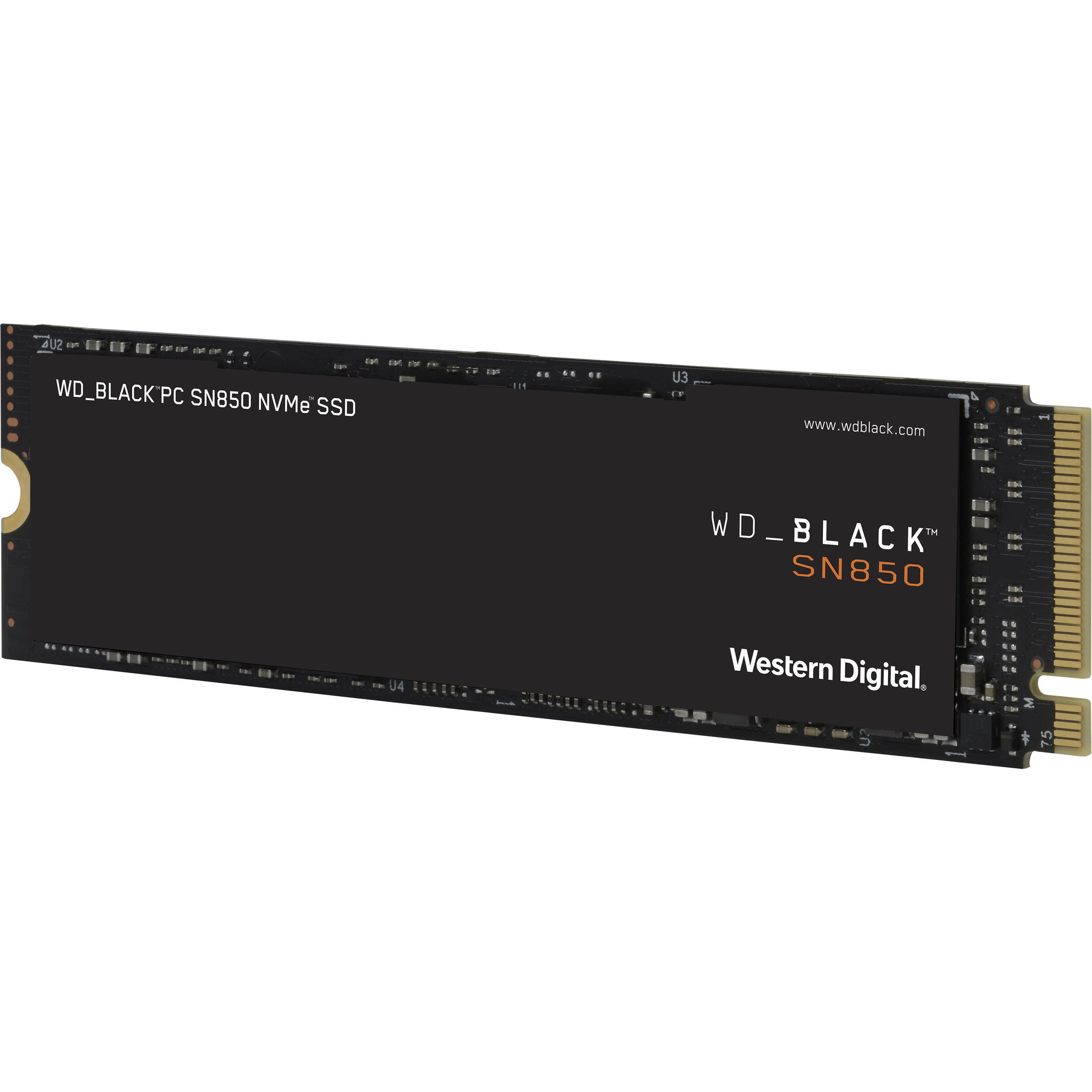 WD 2TB WD_Black SN850 Gaming Internal NVMe PCIe 4.0 SSD without Heatsink