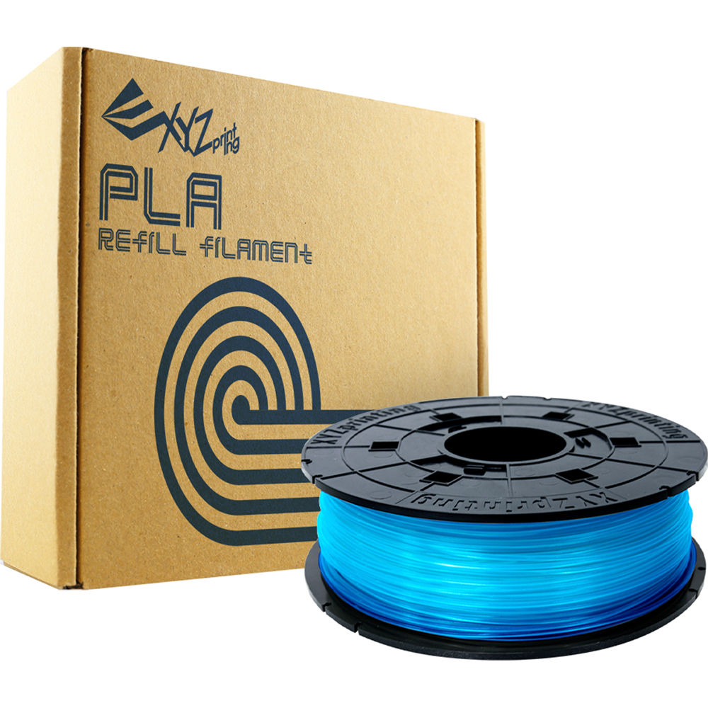 XYZprinting 1.75mm PLA Refill Filament (600g, Clear Blue)